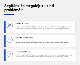 Három Fejlesztési Asszisztens – Mobilwebhely-Sablon