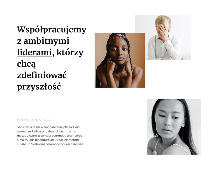 Piękni liderzy Motyw WordPress