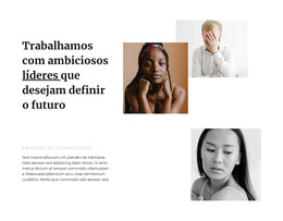 Demonstração De Modelo Para Líderes Bonitos