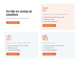 Design HTML Para Serviços De Consultoria E Coaching