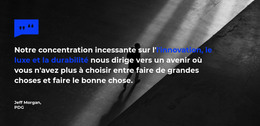 Citation Sur L'Image De Fond – Page De Destination HTML