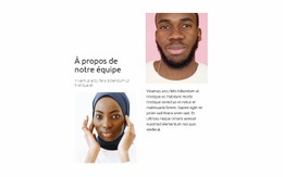 Deux Représentants De L'Équipe - Page De Destination Professionnelle