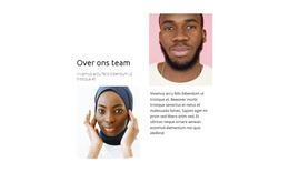 Gratis WordPress-Thema Voor Twee Teamvertegenwoordigers