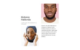 İki Takım Temsilcisi Tasarım Şablonu