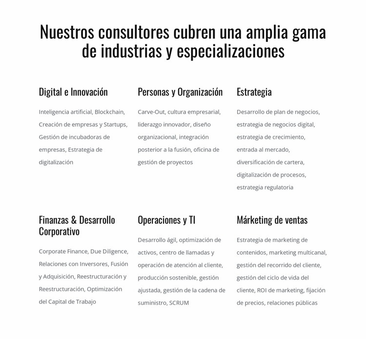 ЗуPersonas y organización Maqueta de sitio web