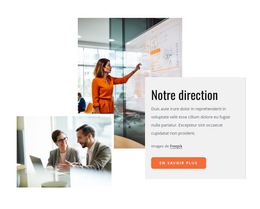 Le Leadership, La Culture Et Les Capacités - Modèle De Site Web Professionnel Premium