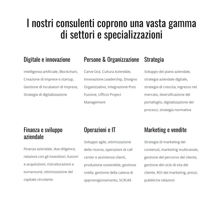 ЗуPersone e organizzazione Mockup del sito web