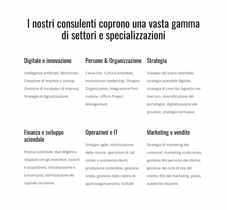 ЗуPersone e organizzazione Modello Joomla