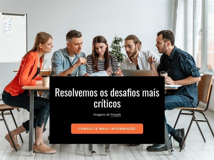 Um local de trabalho inclusivo e acolhedor Design do site