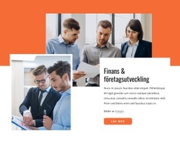 Ekonomi Och Företagsutveckling - HTML-Webbplatsmall
