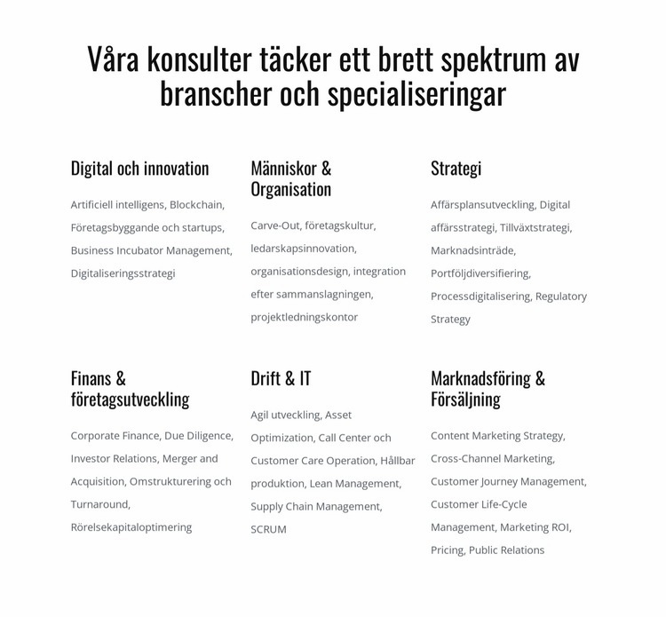 ЗуMänniskor och organisation HTML-mall