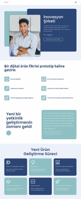 İnovasyon Şirketi - Çok Amaçlı HTML5 Şablonu