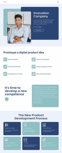Innovation Company - Ready Website Theme