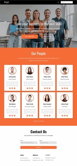 Náš Vedoucí Tým - HTML5 Website Builder