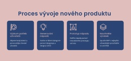Rozvržení Webu Pro Proces Uvedení Digitální Myšlenky Do Života