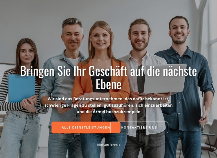 Experten & Berater CSS-Vorlage