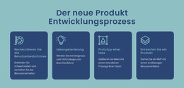 Website-Layout Für Prozess, Eine Digitale Idee Zum Leben Zu Erwecken