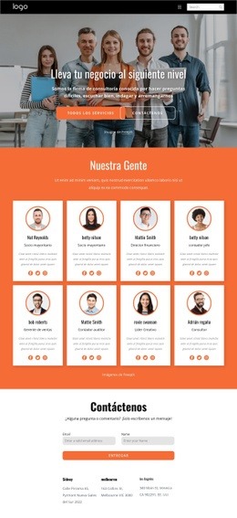 Nuestro Equipo De Liderazgo: Creador De Sitios Web Creativo Y Multipropósito