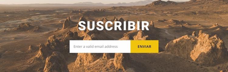 Suscríbete a noticias de viajes Página de destino