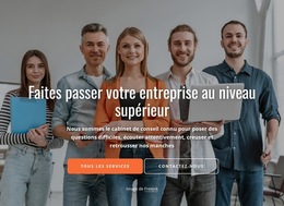 Modèle De Plate-Forme De Lancement Pour Experts & Consultants