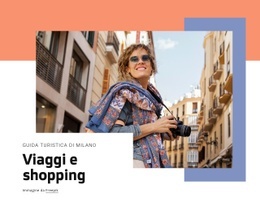 Viaggi E Shopping - Create HTML Page Online