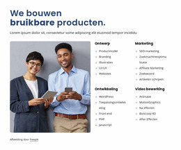 We Bouwen Een Geweldig Ontwerp - Joomla-Thema