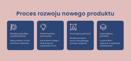 Proces Urzeczywistniania Cyfrowego Pomysłu - Szablon Makiety Strony Internetowej