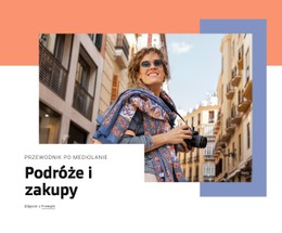 Podróże I Zakupy Podstawowy Szablon CSS