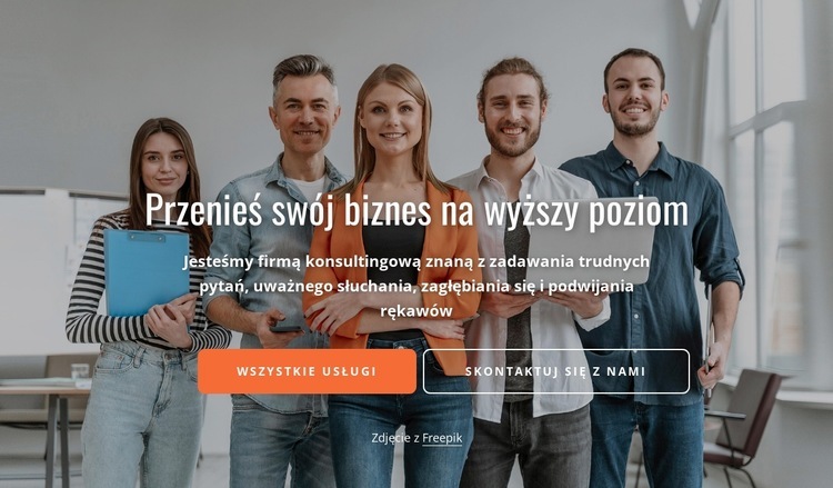 Eksperci i konsultanci Szablon HTML5