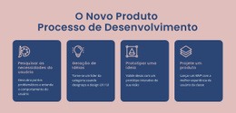 Processo De Dar Vida A Uma Ideia Digital - Modelo Responsivo HTML5