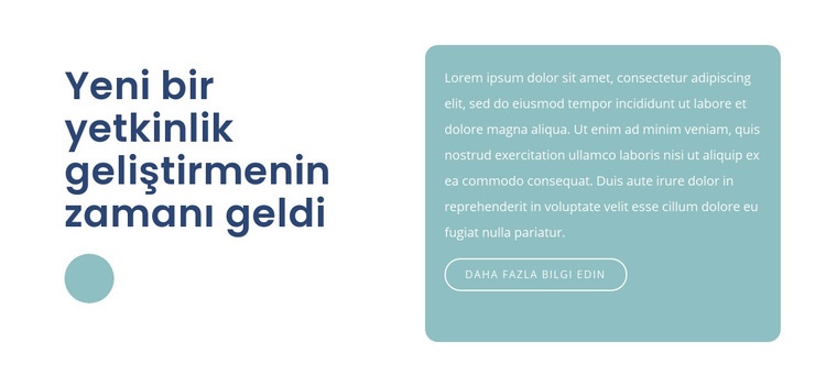 Yetkinliğinizi geliştirmek Web Sitesi Mockup'ı