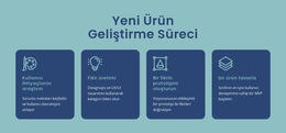Dijital Bir Fikri Hayata Geçirme Süreci - Işlevsellik Tek Sayfalık Şablon