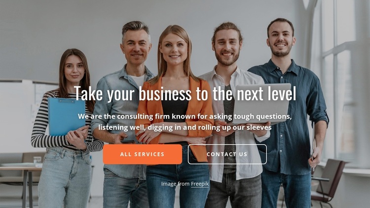 Experts & consultants Website Builder Templates