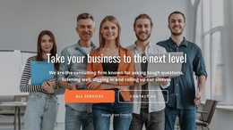 Multipurpose Landing Page For Experts & Consultants