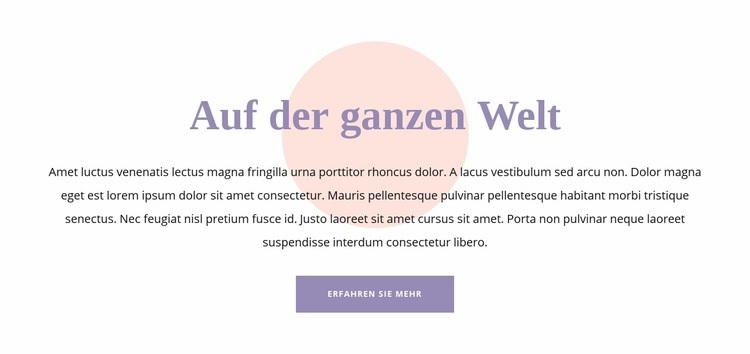 Text und Form Website design