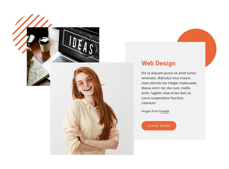 We create web sites Elementor Template Alternative