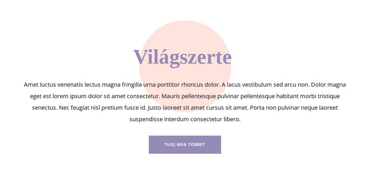 Szöveg és forma HTML Sablon