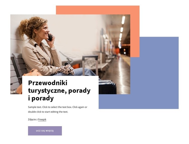 Przewodniki i porady turystyczne Kreator witryn internetowych HTML