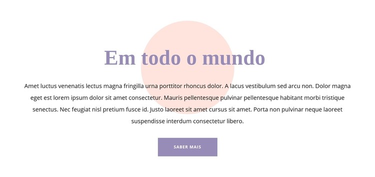 Texto e forma Template CSS