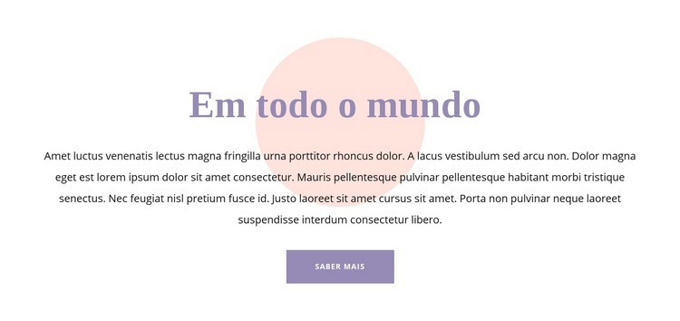 Texto e forma Modelo de uma página