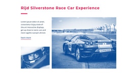 Race Auto-Ervaring - Ultieme Sjabloon Van Één Pagina