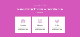 Webseite Für Kann Deinen Traum Verwirklichen