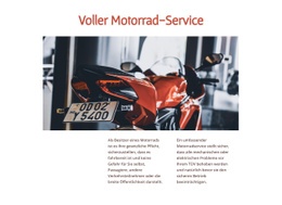 Motorrad-Dienstleistungen - HTML5-Vorlage