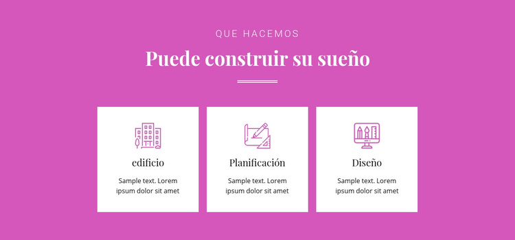 Puede construir tu sueño Tema de WordPress