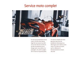 Services Moto Modèles Html5 Réactifs Gratuits
