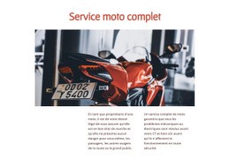 Services Moto - Modèle HTML5