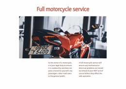 Motorcycle Services - Modern Html Code