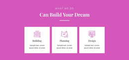 Web Page For Can Build Your Dream