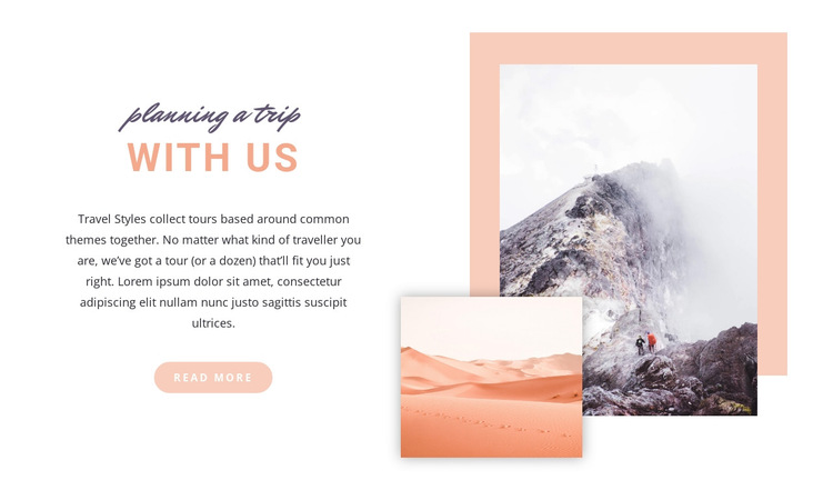 Planning day with us HTML5 Template