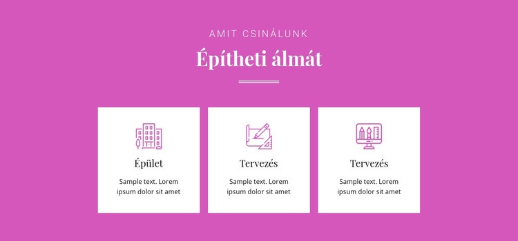 Építheti álmát WordPress Téma